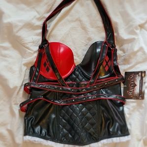 Harley Quinn bustier top